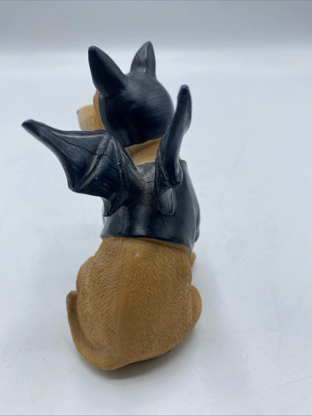 Lab Dog Figurine Halloween Themed Resin Puppy Dogs Bat Wings & Ears Costume Ganz - Picture 3 of 7
